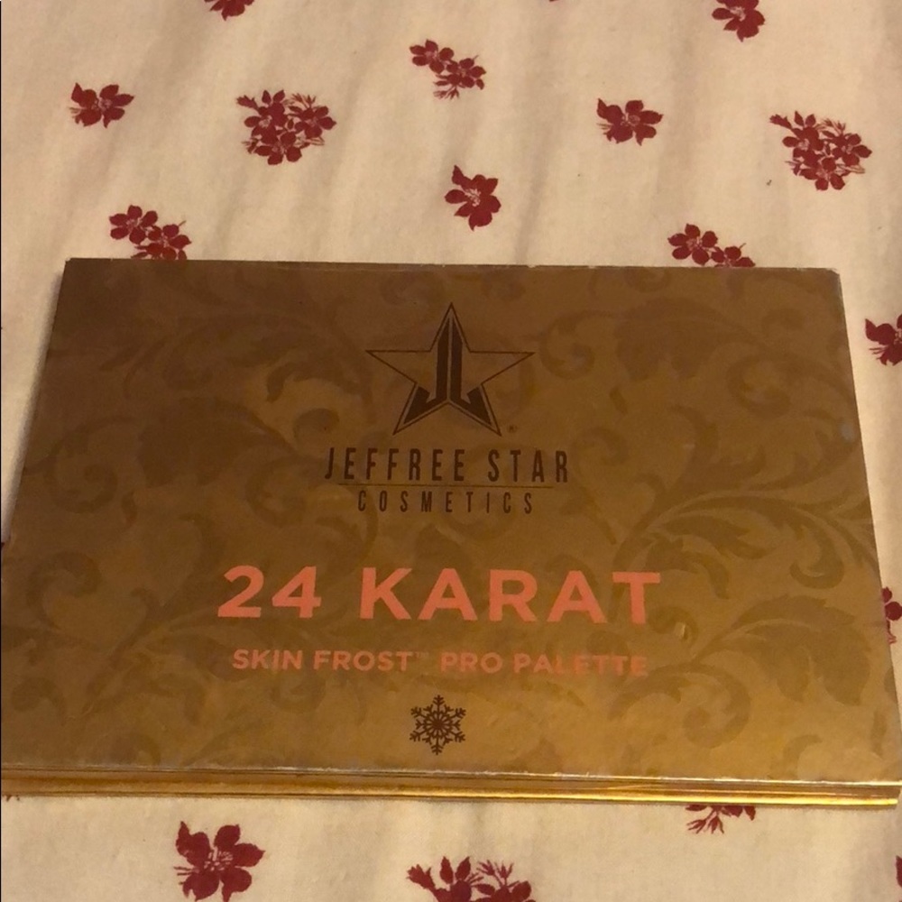 Jeffrey star 24 kart skin frost pro palette